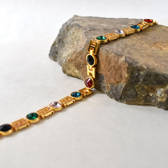 Colorful Dimensional Bracelet