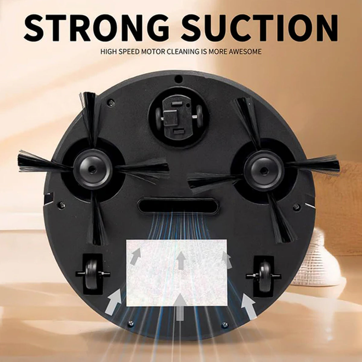 Vacuum Cleaner Sweeping Robot – Quiet & Compact - Image 4