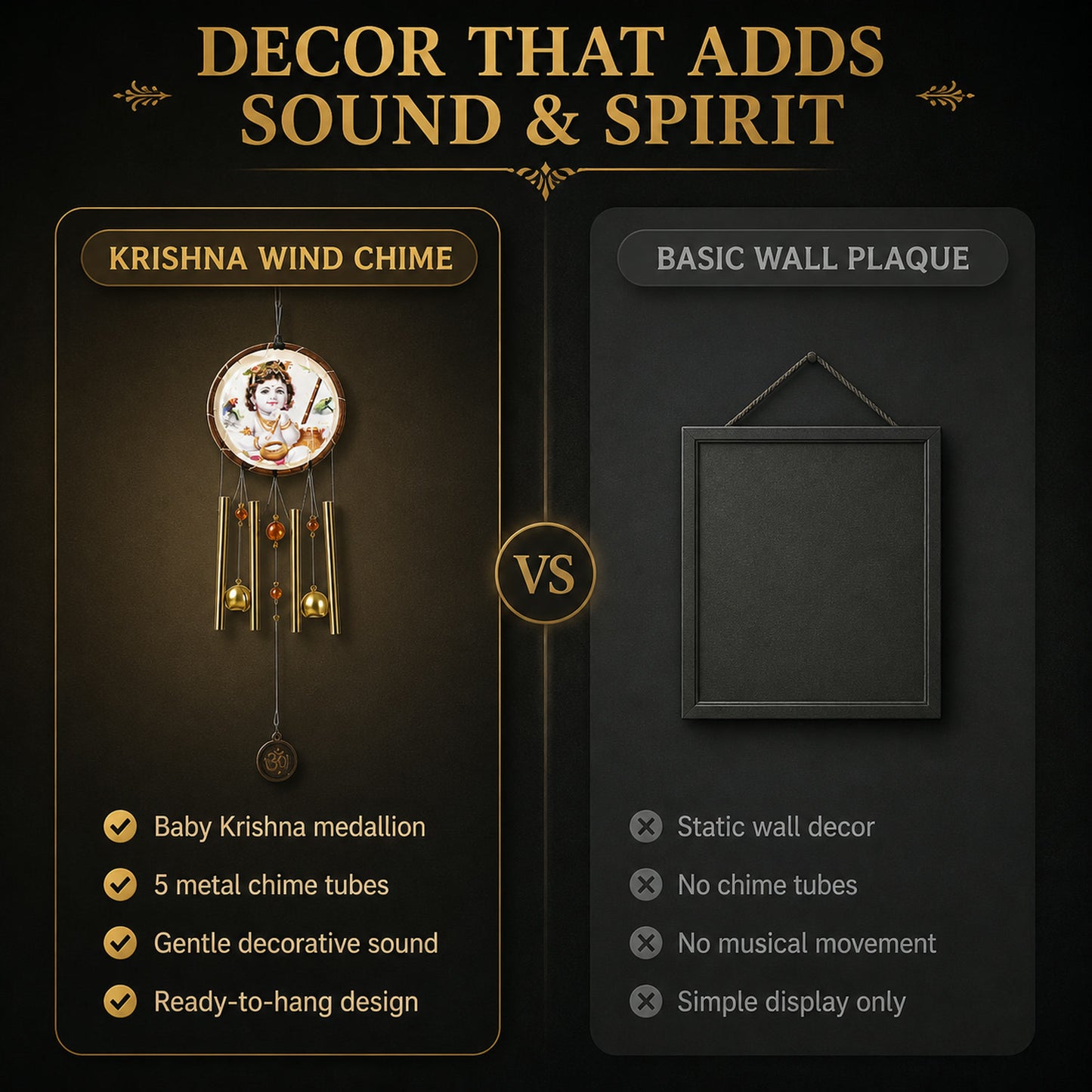 Krishna Dream Catcher Wind Chime – Spiritual Melody Decor