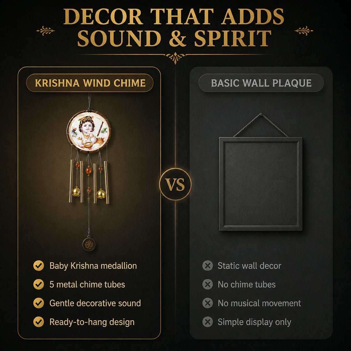 Krishna Dream Catcher Wind Chime – Spiritual Melody Decor