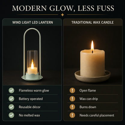 Flameless LED Candle Set – Big Wind Light Style Decorative Glow