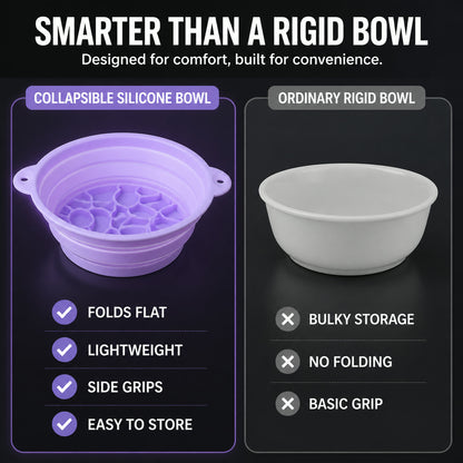 Folding Silicone Facial Ice Bath Bowl – Collapsible & Space-Saving, Face Bowl, FACIAL BOWL, ICE BOWL