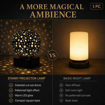 Starry Sky Projector Night Lamp – Ambient LED Lighting