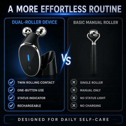 Microcurrent Face Massager – Skin Tightening & Wrinkle Care | Velvet Wellness