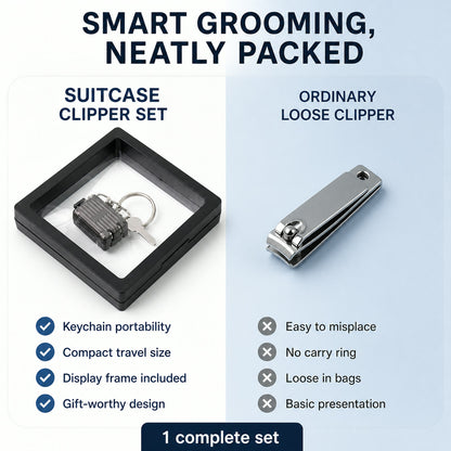 Portable Nail Clipper Keychain – Compact Travel Grooming | AuriGlam