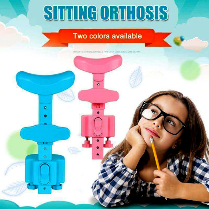 Student Sitting Posture Corrector Child Protector, Kids Sitting Posture Corrector for Reading Writing Adjustable Sitting Support Brace Eye Protection, School Gifts