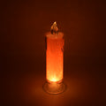 Red LED Flameless Candle – Realistic Flickering Pillar | Styleva