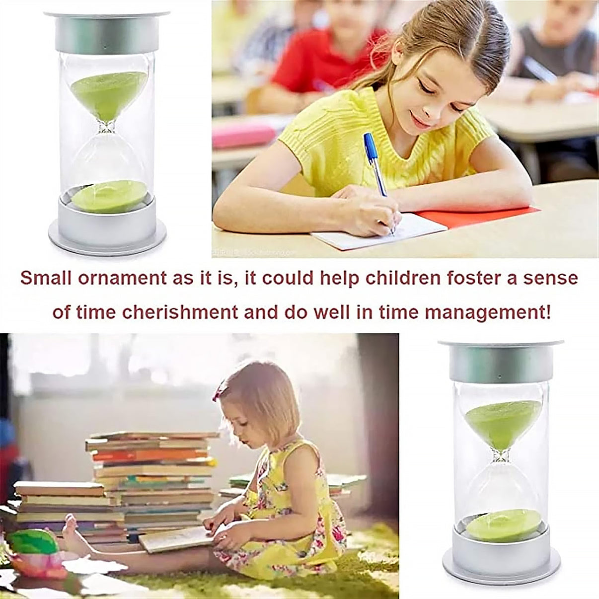 Sand Timer: Time Management Tool for Kids, Teachers, Classroom Games