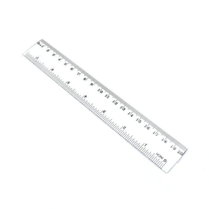 4840 20Cm Ruler For Student Purposes While Studying And Learning In Schools And Homes Etc. (1Pc)