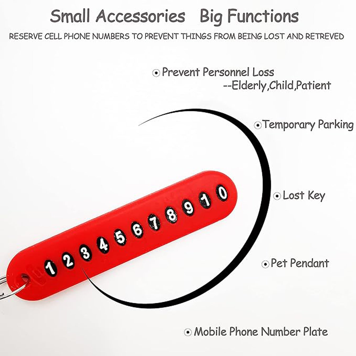 Number Plate Keychain