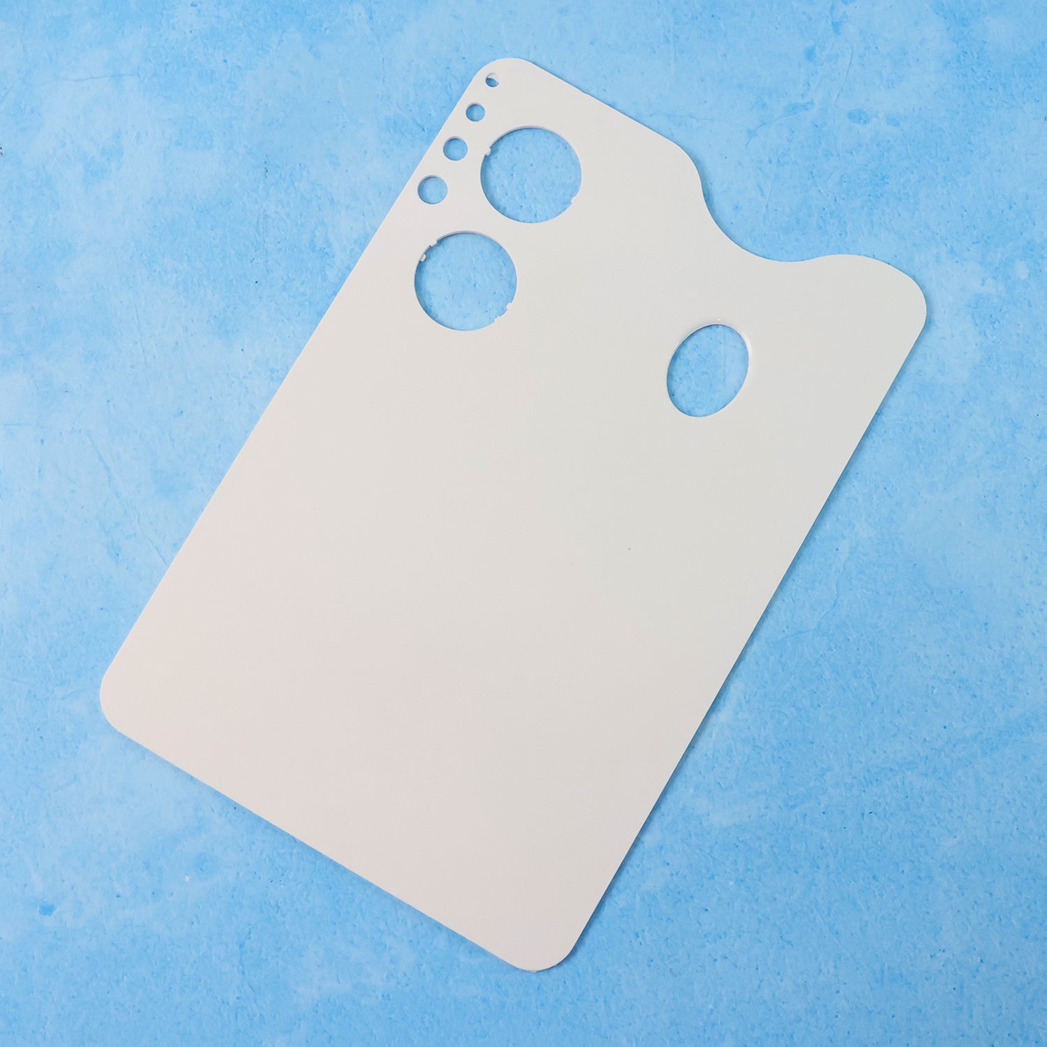 Khyati Rectangle Oil Painting Palette with 2 Dippers – Professional Artist Mixing Plate