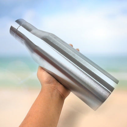 Stainless Steel Double Wall Vacuum-Insulated Drink Water Bottle (1000 ML Approx)