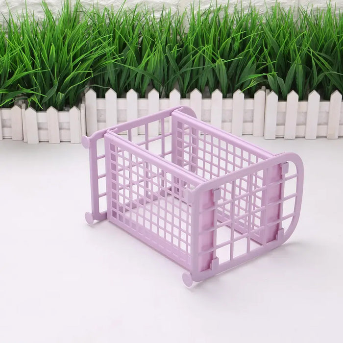 2-layer plastic shelf, foldable design for kitchen and bathroom