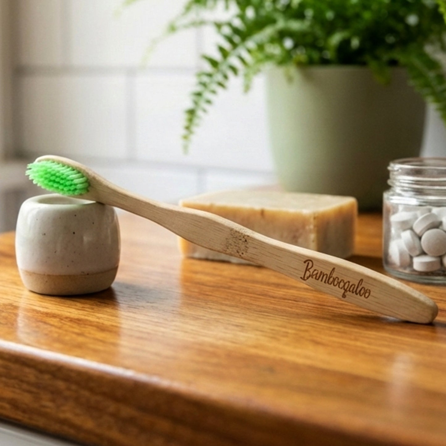 Bamboo Toothbrush Set