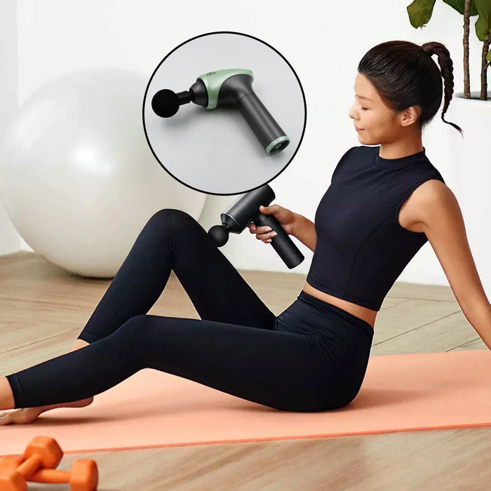Massage Gun, Includes Suitcase, Box and Stress Ball, Sport and Relax Massage Device, Small, Powerful and Quiet, Massage Gun for Pain Relief Super Quiet Electric Massager, 4 Massage Heads