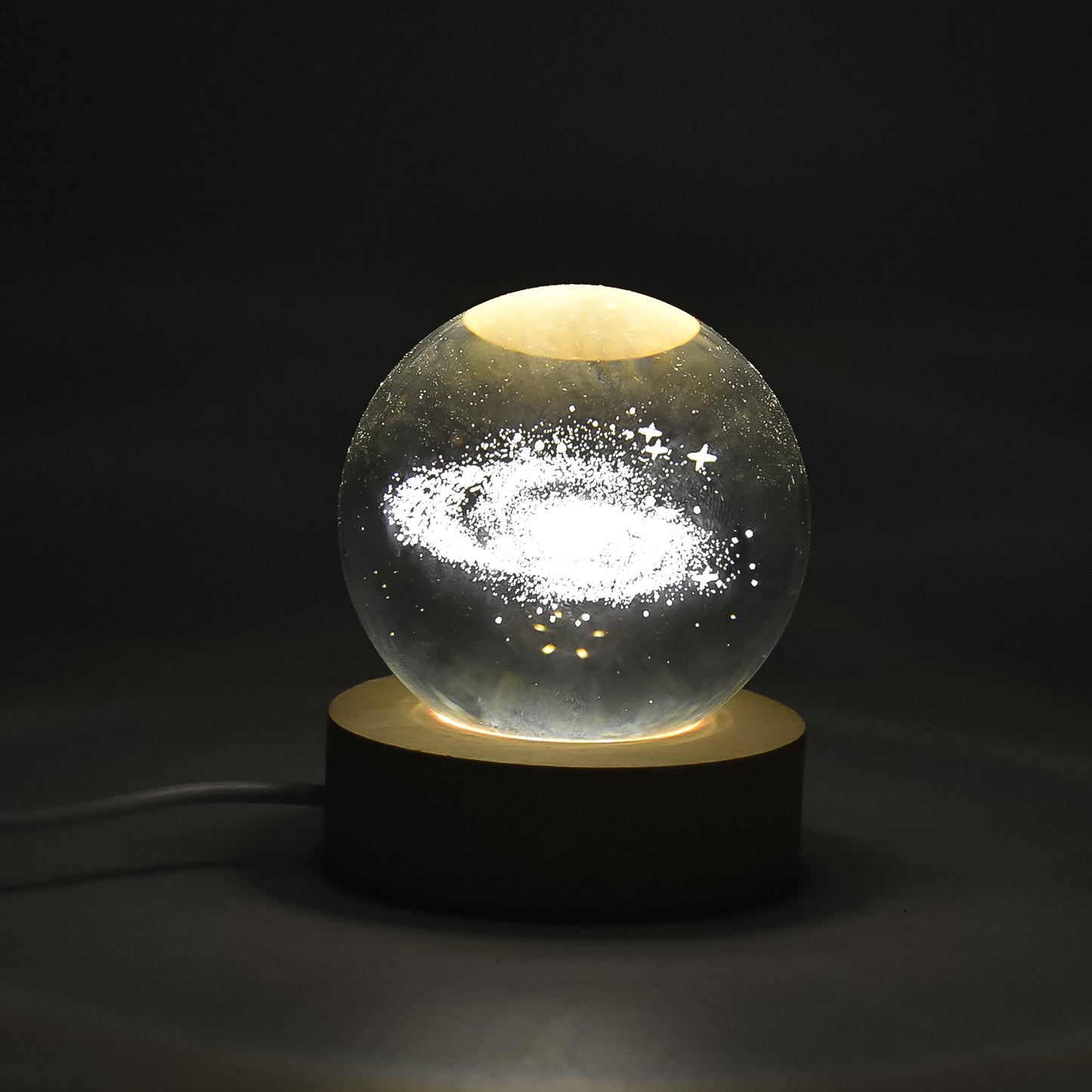 3D Crystal Ball lamps With Base (1 Pc)