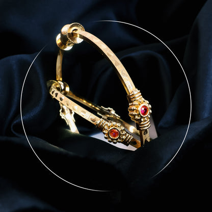 Women's Pride Traditional Gold Plated Bangles