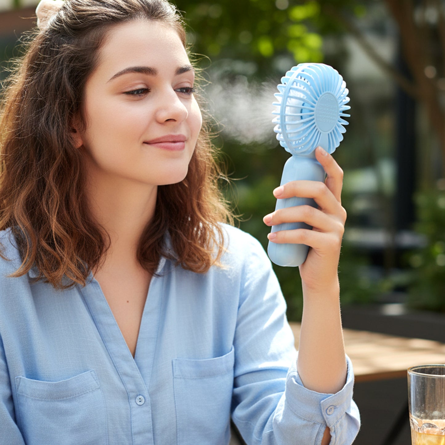mini pocket fan for travel and outdoor use