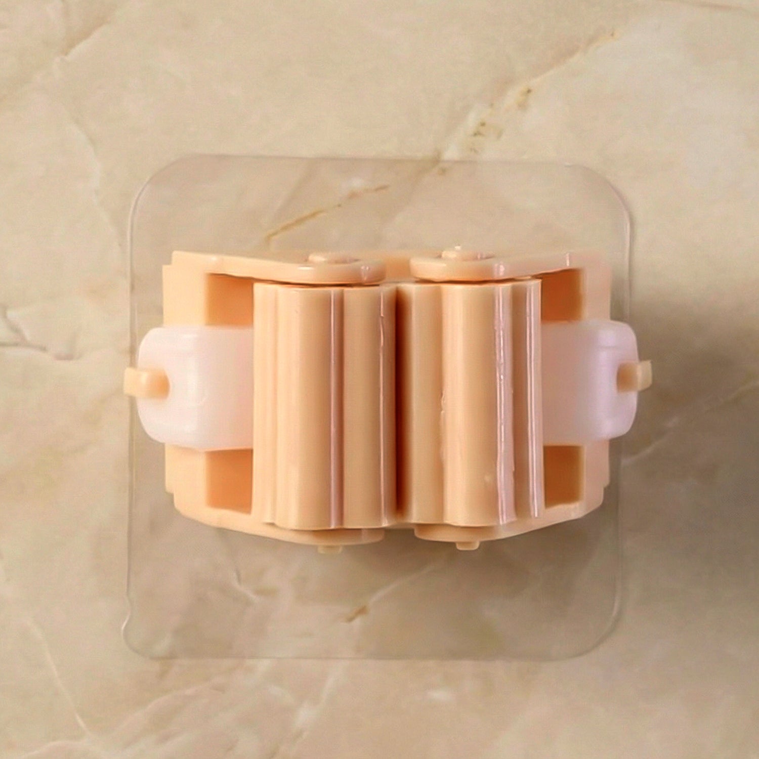 Self Adhesive Broom Holder for Wall Drill Free Mop Grip Clip (1 Pc)