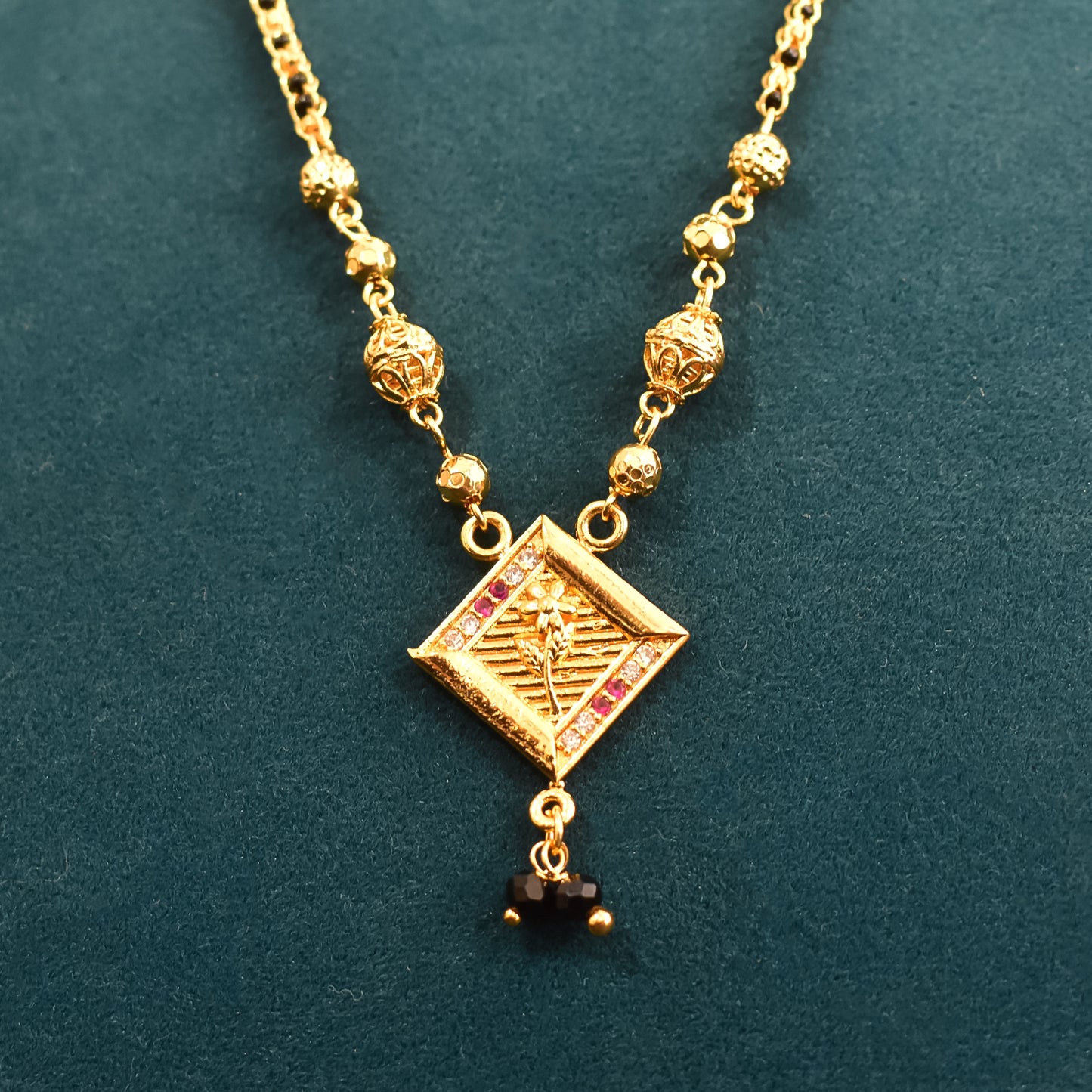 gold plated daily use mangalsutra