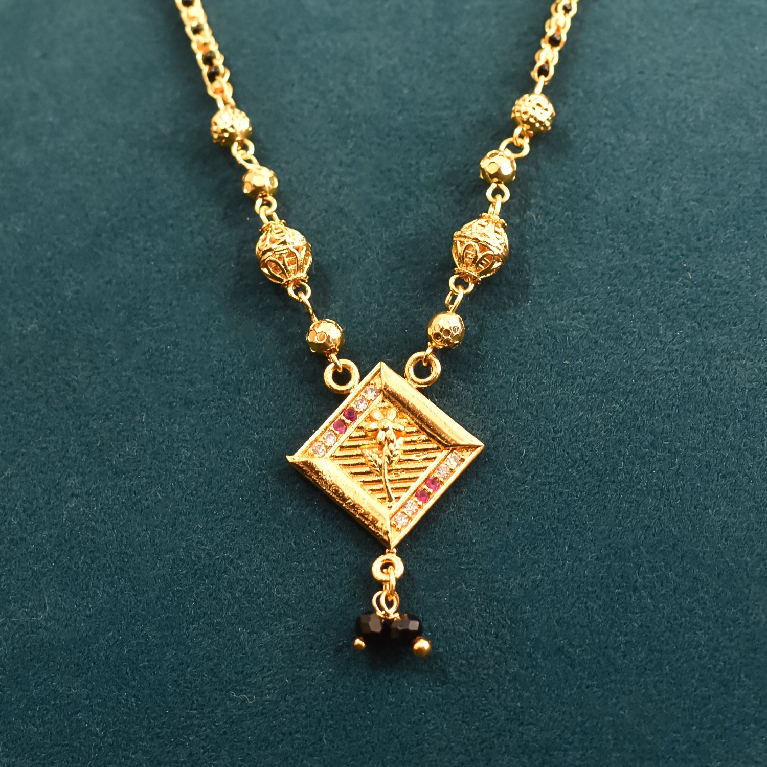 gold plated daily use mangalsutra