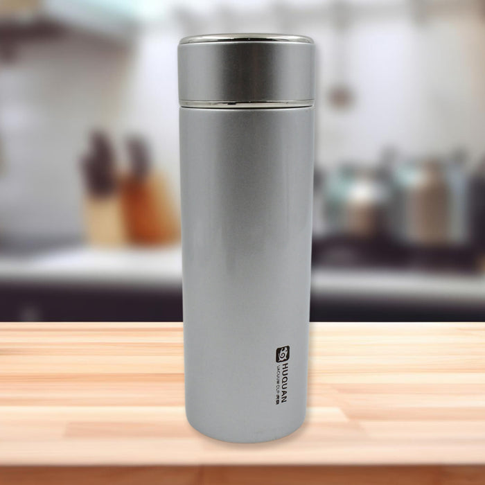 Vacuum Insulated Stainless Steel Flask, Water Beverage Travel Bottle, BPA Free, Leakproof, Portable For office / Gym / School (1 Pc / 350 ML)