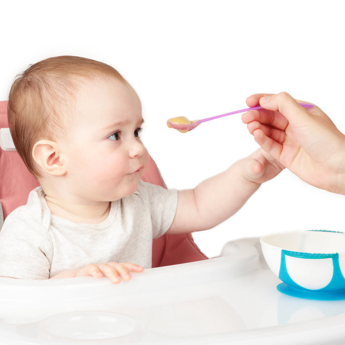 8182 Kids Cute Food Grade Foods Feeding Training Baby Spoon (Set of 6 pcs)