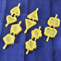 Plastic Cookie Cutter Set – 6-Pc Assorted Baking Moulds for Kids