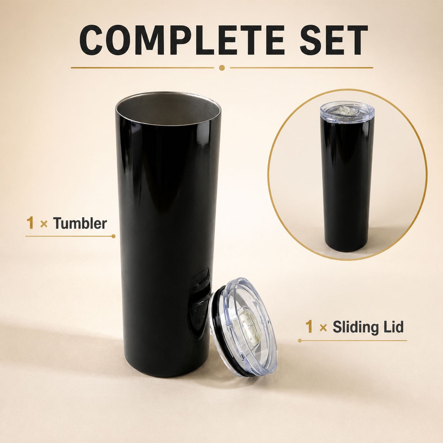 Stainless Steel Travel Mug – 600ml Lightweight & Durable