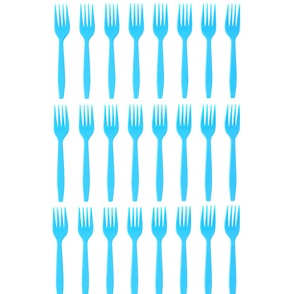 Reusable Food-Grade Plastic Forks (24 Pc)