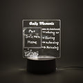 Acrylic Decorative Lamp – 3D Message Board & Night Light | Styleva