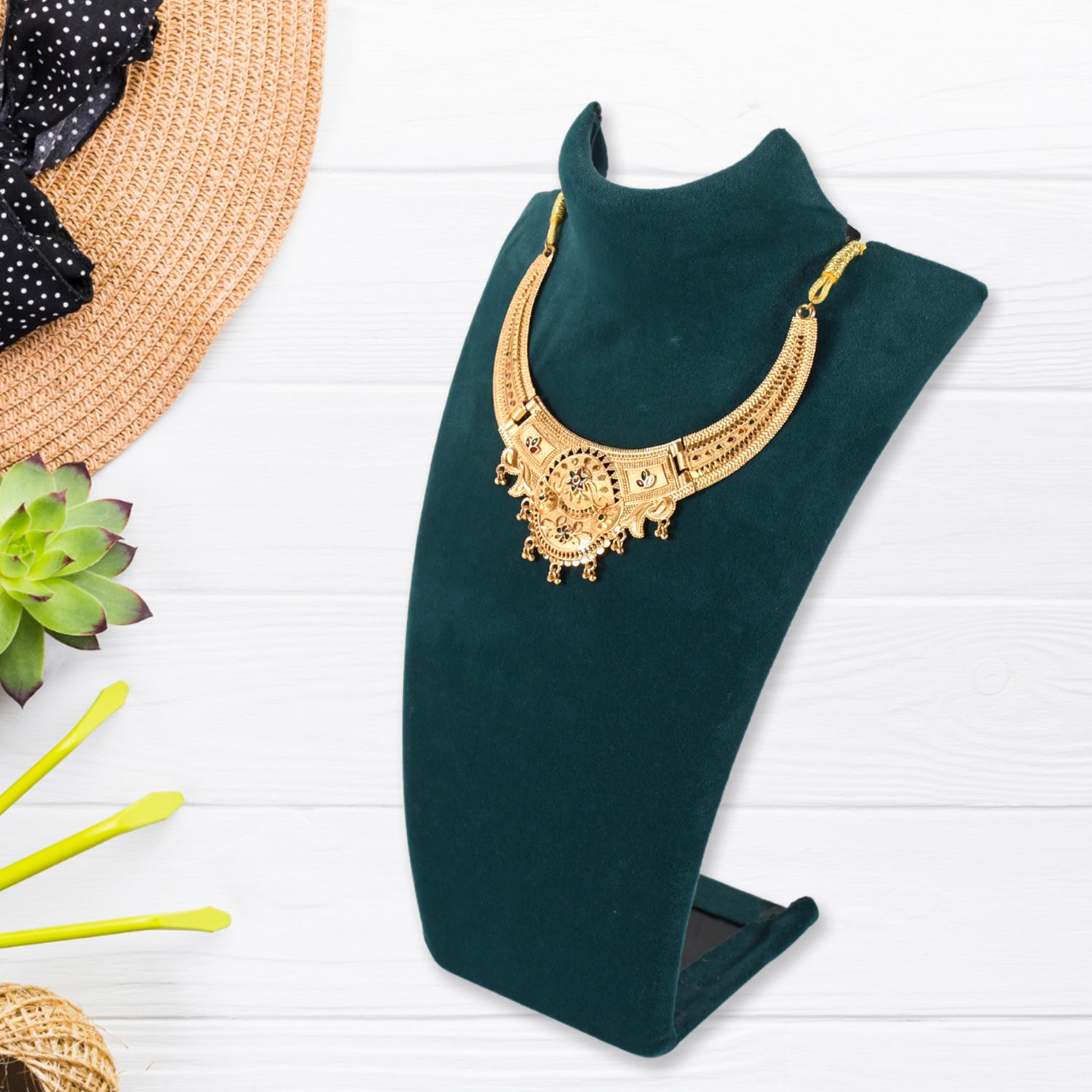 Elegant Gold-Plated Necklace Set