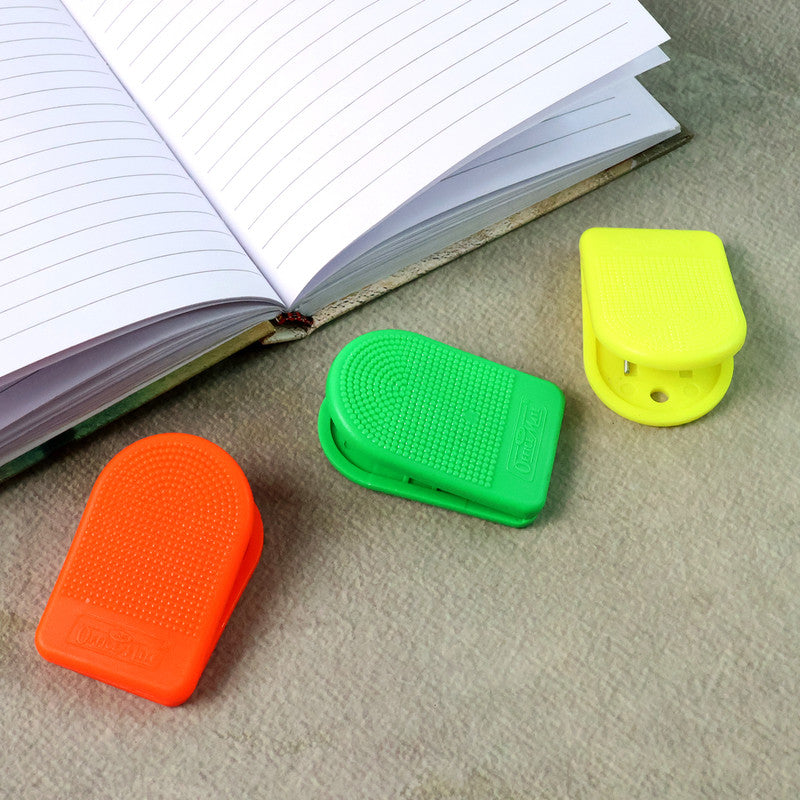Plastic Paper Clip Set – Strong Grip Office & School Clips (Pack of 12)
