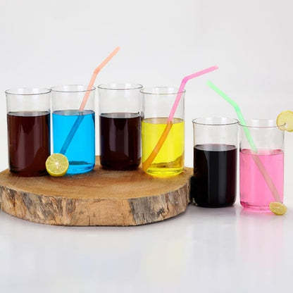 Glossy Plastic Glass Set (6 Pc / 300 ML)