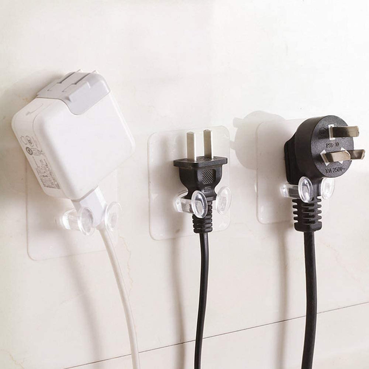 Self adhesive hooks organization