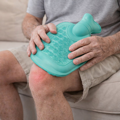 Durable rubber hot water pack