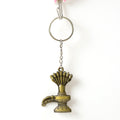 Lord Shiva Shivaling Metal Keychain – Durable Spiritual Accessory