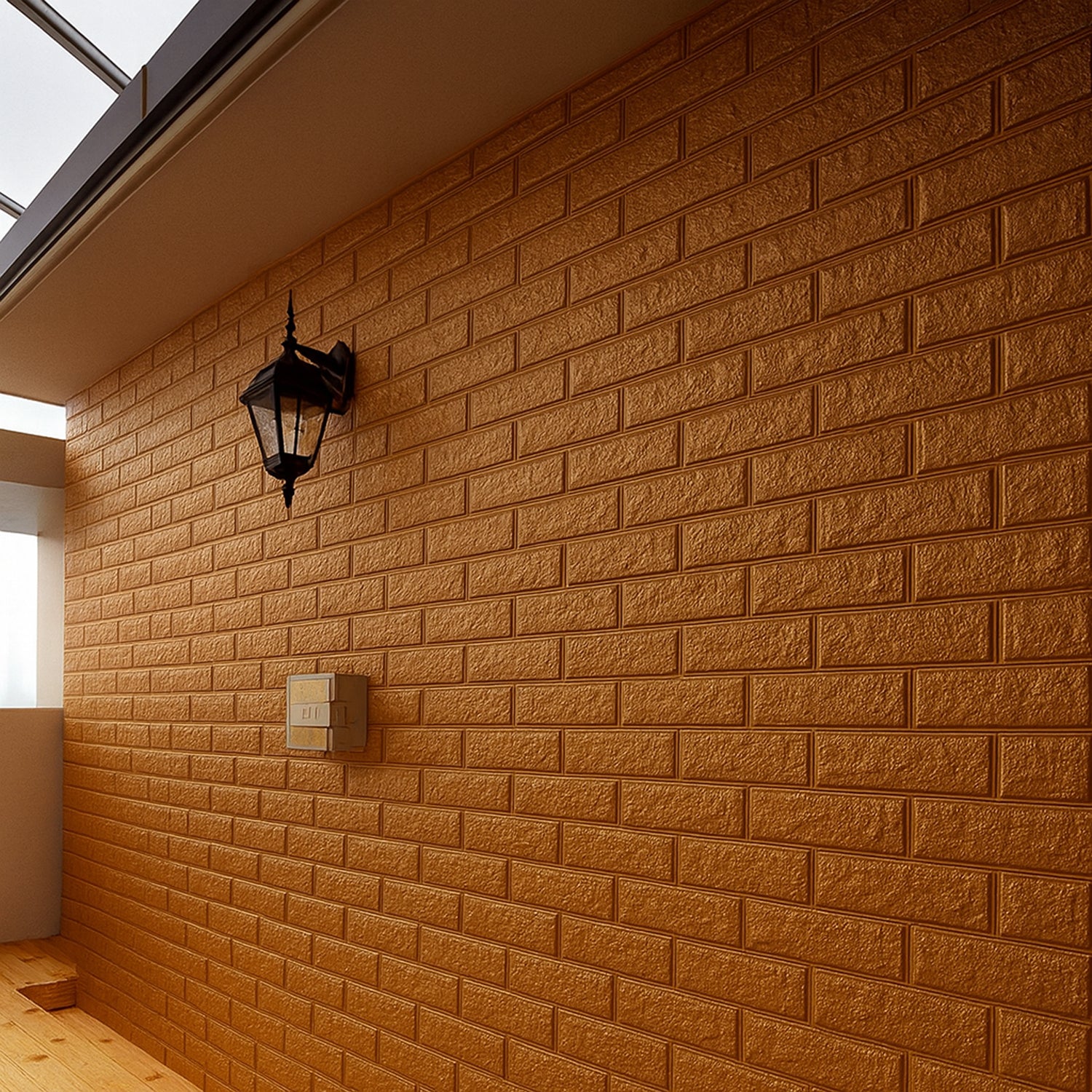 Wallpaper 3D Foam Wallpaper Sticker Panels (76 x 70 Cm / 1 Pc)