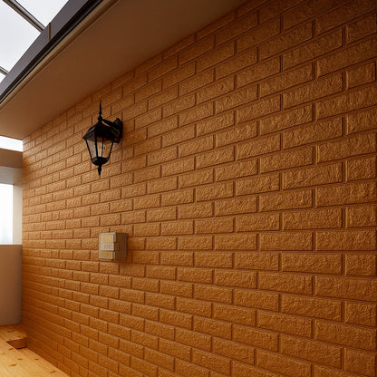 Wallpaper 3D Foam Wallpaper Sticker Panels (76 x 70 Cm / 1 Pc)