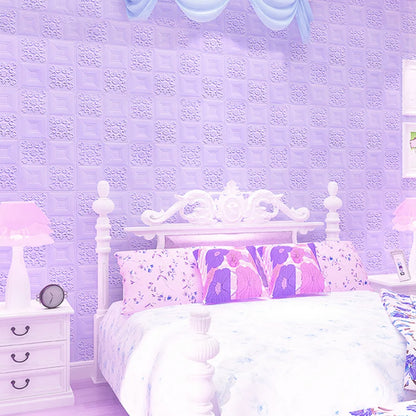 Wallpaper 3D Foam Wallpaper Sticker Panels (70 x 70 Cm / 1 Pc)