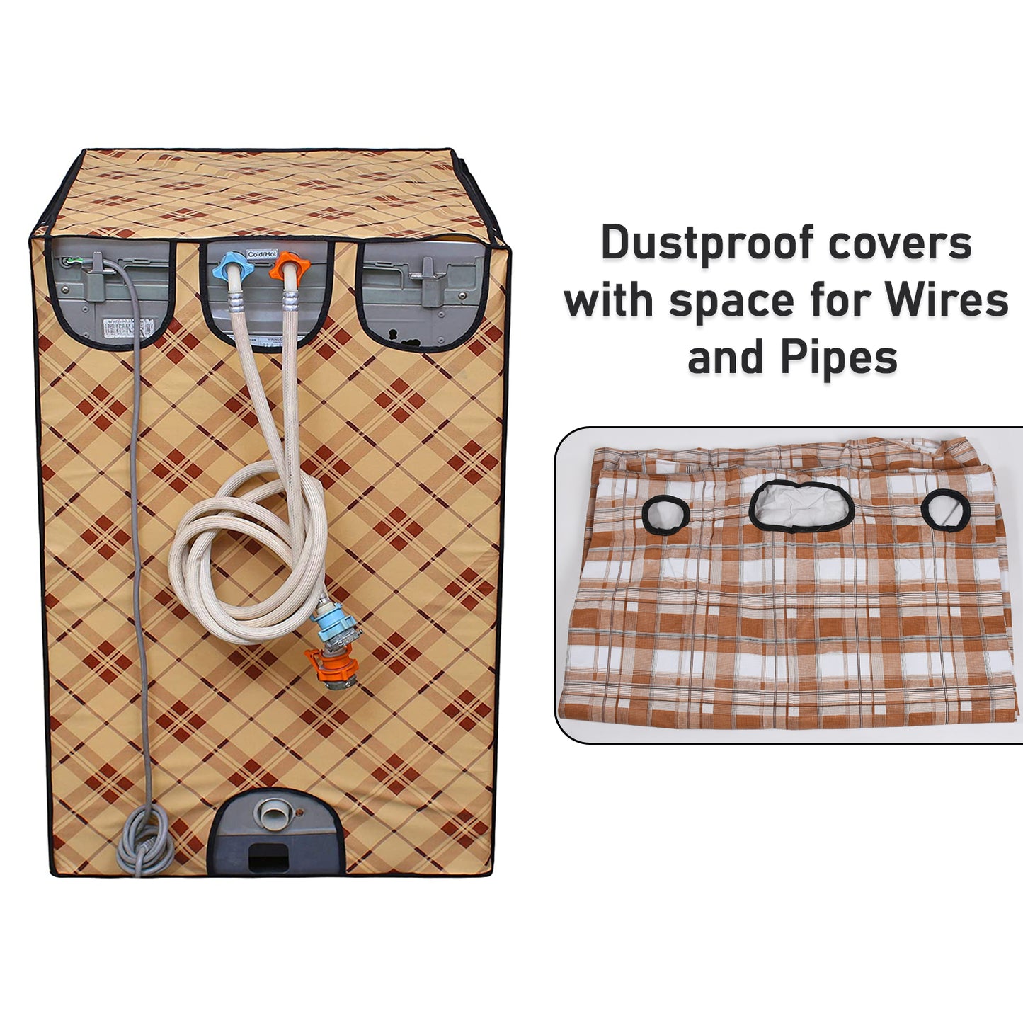 Water-Resistant Washing Machine Cover for Top-Load Models (1 Pc)