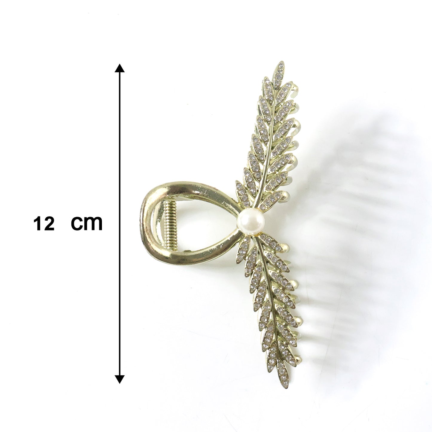Stylish luxury pearl hair claw accessory