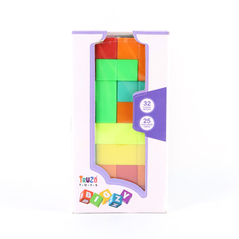 Truzo Toys Bigzy Block Game – Creative Building & Puzzle Challenge Set for Kids