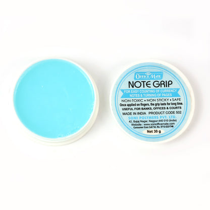 OfficeMate Note Grip 30g – Non-Sticky Gel for Easy Note Counting & Page Turning