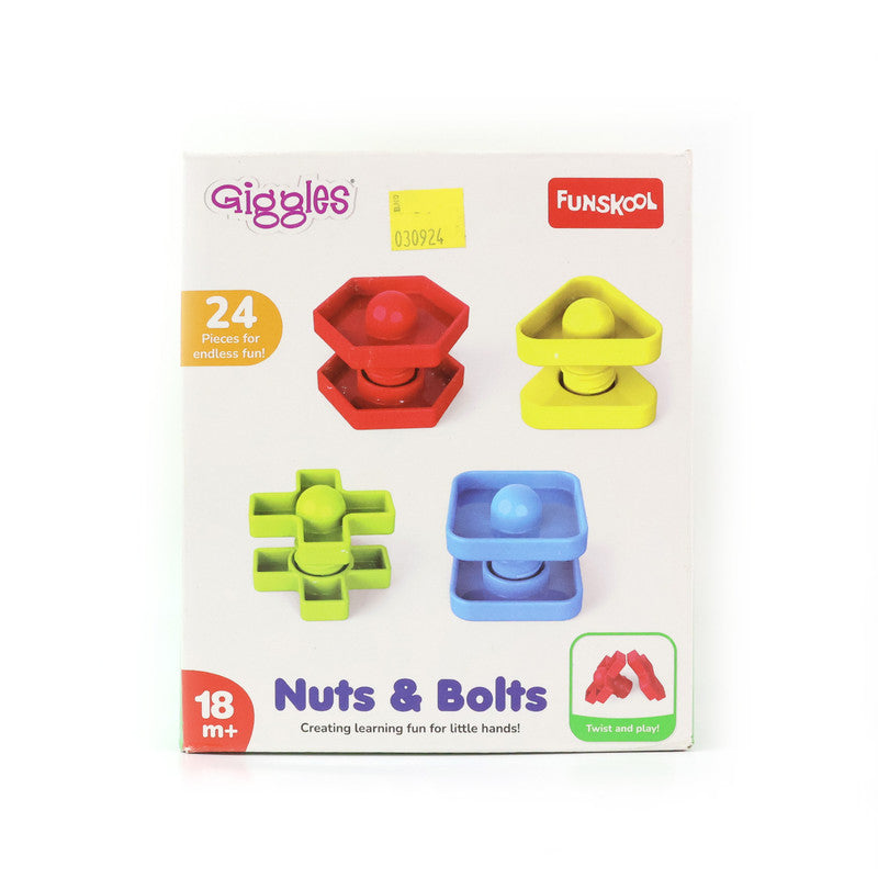 Funskool Giggles Nuts & Bolts Learning Toy – Educational Shape & Color Matching Activity for Kids