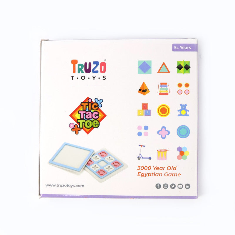 Educational Tic Tac Toe Board Game for Kids – Fun Learning Strategy Toy with X & O Pieces