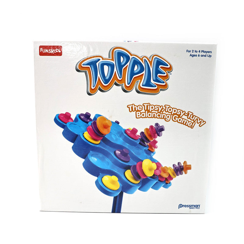 Topple Balancing Game – Fun Family Board Game of Strategy, Balance, and Quick Thinking