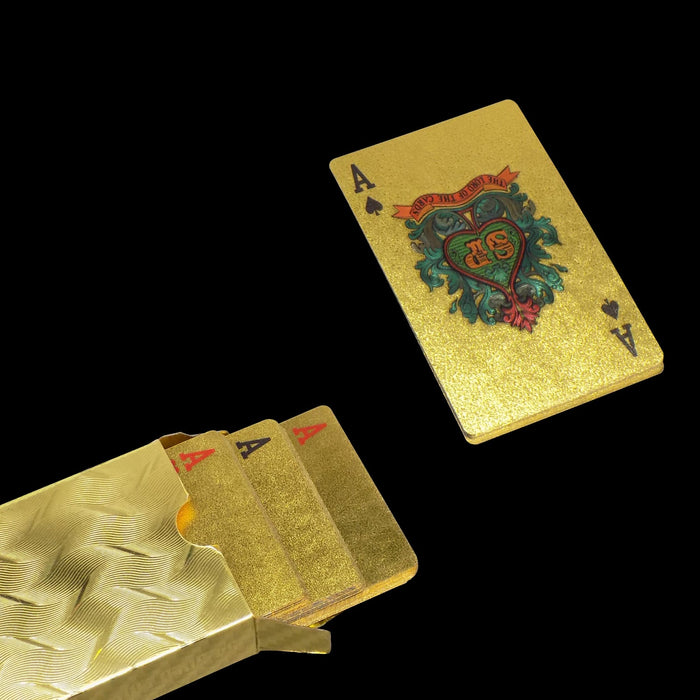 Gold Plated Poker Playing Cards (Golden)