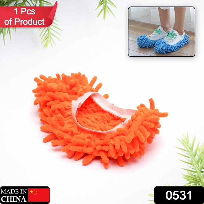 0531 Multi-Function Washable Dust Mop / Floor Cleaning Slippers