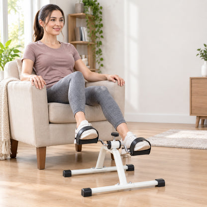 Seated pedalling at home